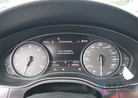 2014 Audi S6 4.0T Prestige z USA, uszkodzony, nr VIN WAUF2AFC4EN147876